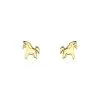 Histoire D'Or Boucles D'oreilles Puces Freyia Cheval Or Jaune