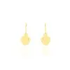 Histoire D'Or Boucles D'oreilles Pendantes France-marie Coeur Or Jaune