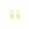 Histoire D'Or Boucles D'oreilles Pendantes Baptista Ours Or Jaune