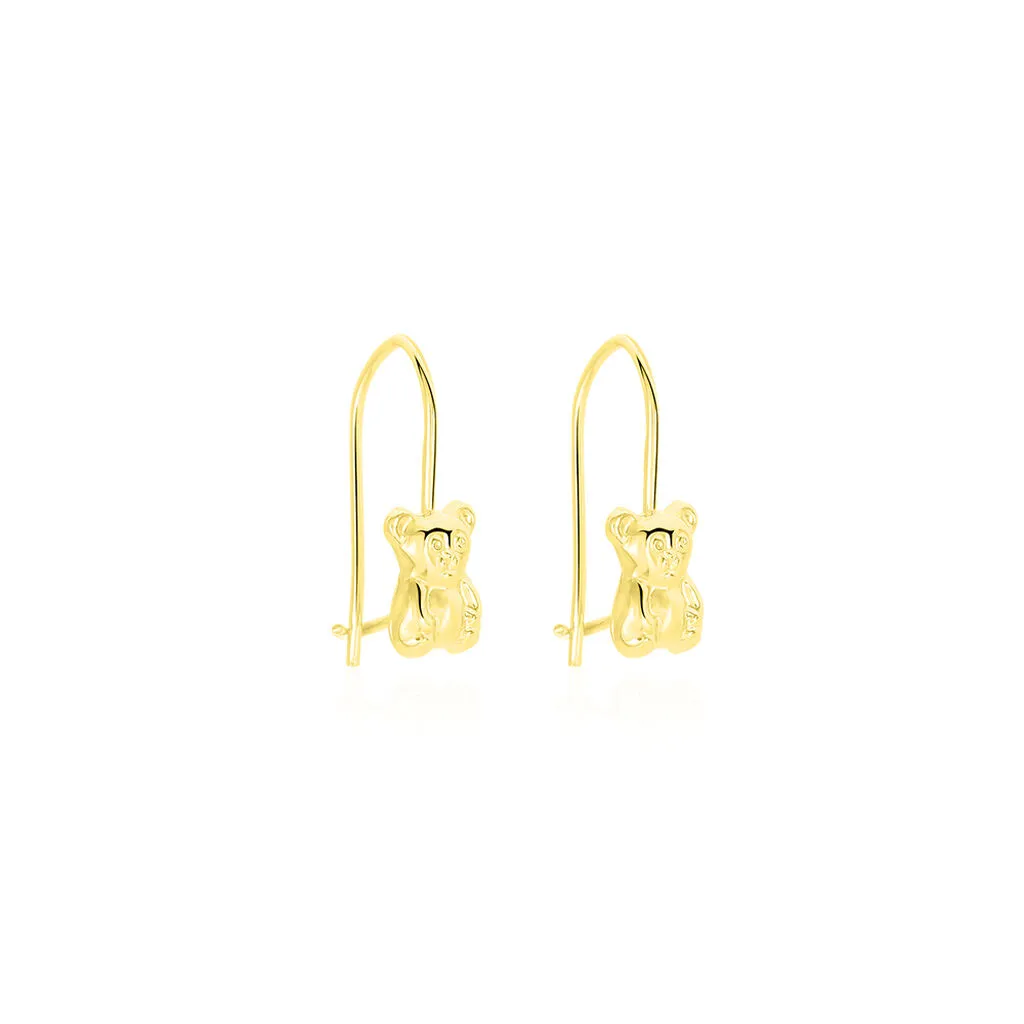 Histoire D'Or Boucles D'oreilles Pendantes Baptista Ours Or Jaune 1 Histoire D'Or Boucles D'oreilles Pendantes Baptista Ours Or Jaune