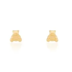 Histoire D'Or Boucles D'oreilles Puces Ours Or Or Jaune