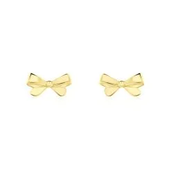 Histoire D'Or Boucles D'oreilles Puces Missie Or Jaune