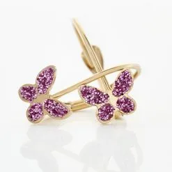 Histoire D'Or Boucles D'oreilles Pendantes Or Jaune Alyssia -Boucles d'oreilles pendantes Soldes Boutique B3OEJWI005 view2