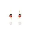 Histoire D'Or Boucles D'oreilles Pendantes Helidie Coccinelle Or Jaune