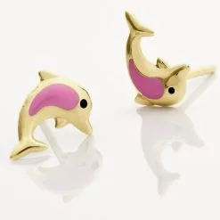 Histoire D'Or Boucles D'oreilles Puces Or Jaune Mael Smalto 6 Histoire D'Or Boucles D'oreilles Puces Or Jaune Mael Smalto -Boucles d'oreilles pendantes Soldes Boutique B3OEJWS480 view2