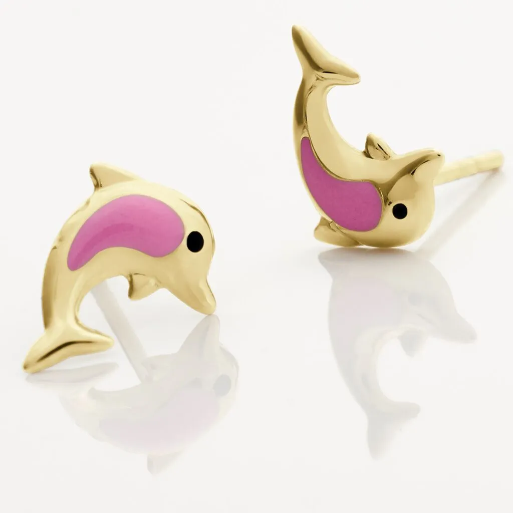 Histoire D'Or Boucles D'oreilles Puces Or Jaune Mael Smalto 3 Histoire D'Or Boucles D'oreilles Puces Or Jaune Mael Smalto – Image 3