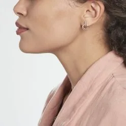 Histoire D'Or Boucles D'oreilles Pendantes Or Bicolore Eloisia Diamants -Boucles d'oreilles pendantes Soldes Boutique B3OF2DW216 model0