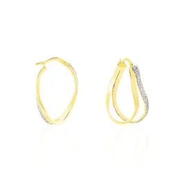 Histoire D'Or Créoles Ianis Or Bicolore