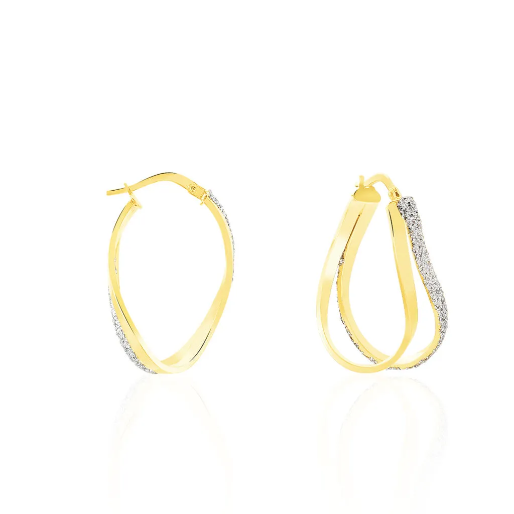 Histoire D'Or Créoles Ianis Or Bicolore 1 Histoire D'Or Créoles Ianis Or Bicolore