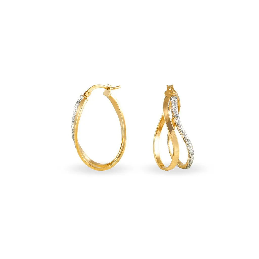 Histoire D'Or Créoles Ianis Or Bicolore 3 Histoire D'Or Créoles Ianis Or Bicolore – Image 3