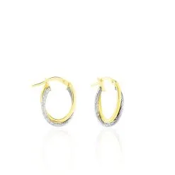 Histoire D'Or Créoles Maelia Or Bicolore