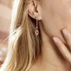 Histoire D'Or Boucles D'oreilles Pendantes Louisa Or Bicolore 8 Histoire D'Or Boucles D'oreilles Pendantes Louisa Or Bicolore -Boucles d'oreilles pendantes Soldes Boutique B3OF2W0384 model0