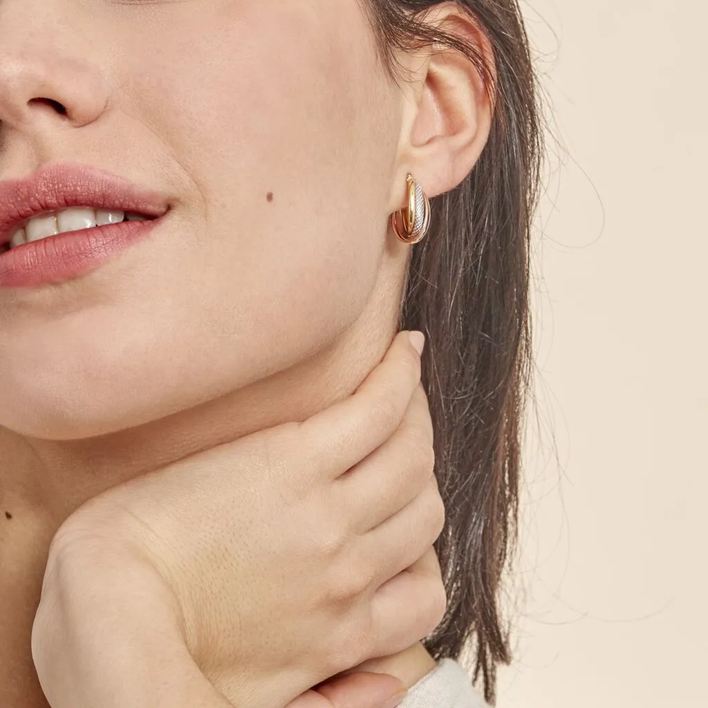 Histoire D'Or Créoles Hermande Or Tricolore 4 Histoire D'Or Créoles Hermande Or Tricolore – Image 4