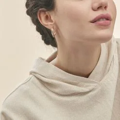 Histoire D'Or Créoles Tanya Or Tricolore 9 Histoire D'Or Créoles Tanya Or Tricolore -Boucles d'oreilles pendantes Soldes Boutique B3OF3W0219 model1