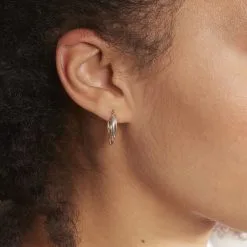 Histoire D'Or Créoles Tanya Or Tricolore -Boucles d'oreilles pendantes Soldes Boutique B3OF3W0220 model0