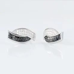 Histoire D'Or Boucles D'oreilles Puces Oia Or Blanc Diamant 6 Histoire D'Or Boucles D'oreilles Puces Oia Or Blanc Diamant -Boucles d'oreilles pendantes Soldes Boutique B3OFBDD309 view2