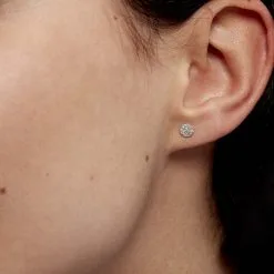 Histoire D'Or Boucles D'oreilles Puces Teani Or Blanc Diamant 9 Histoire D'Or Boucles D'oreilles Puces Teani Or Blanc Diamant -Boucles d'oreilles pendantes Soldes Boutique B3OFBDW034 model1