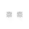 Histoire D'Or Boucles D'oreilles Puces Grace Or Blanc Diamant