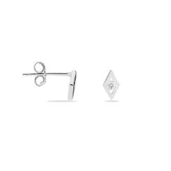 Histoire D'Or Boucles D'oreilles Puces Eirena Or Blanc Diamant 5 Histoire D'Or Boucles D'oreilles Puces Eirena Or Blanc Diamant -Boucles d'oreilles pendantes Soldes Boutique B3OFBDW510 view1