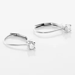 Histoire D'Or Boucles D'oreilles Pendantes Victoria Or Blanc Diamant 6 Histoire D'Or Boucles D'oreilles Pendantes Victoria Or Blanc Diamant -Boucles d'oreilles pendantes Soldes Boutique B3OFBDW797 view2