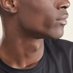 Histoire D'Or Boucles D'oreilles Puces Victoria Or Blanc Diamant -Boucles d'oreilles pendantes Soldes Boutique B3OFBDW803 model1