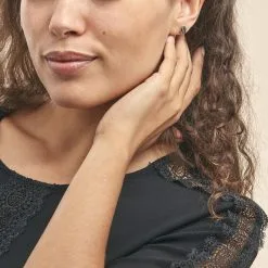 Histoire D'Or Boucles D'oreilles Puces Prudencia Or Blanc Saphir 7 Histoire D'Or Boucles D'oreilles Puces Prudencia Or Blanc Saphir -Boucles d'oreilles pendantes Soldes Boutique B3OFBSN003 model0