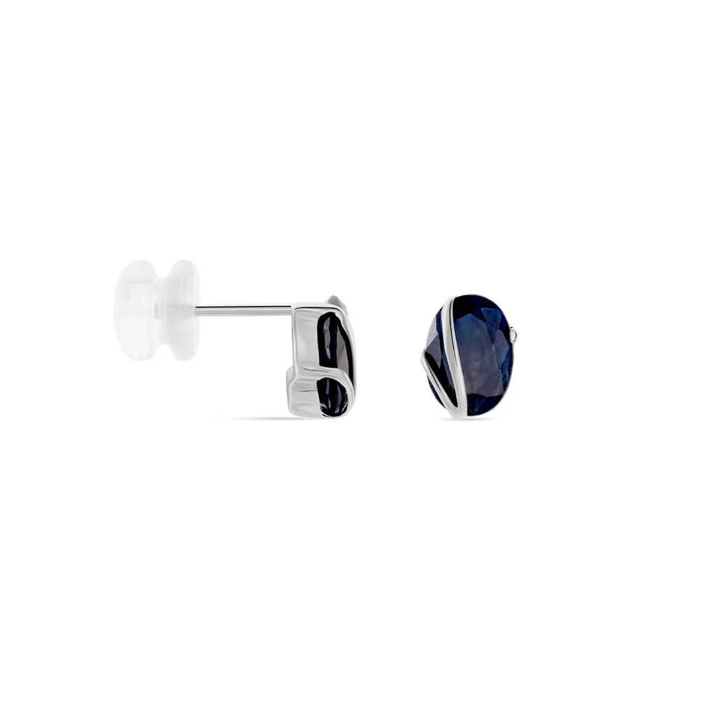 Histoire D'Or Boucles D'oreilles Puces Prudencia Or Blanc Saphir 2 Histoire D'Or Boucles D'oreilles Puces Prudencia Or Blanc Saphir – Image 2