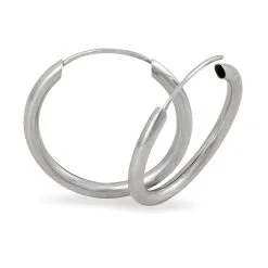 Histoire D'Or Créoles Valencina Or Blanc -Boucles d'oreilles pendantes Soldes Boutique B3OFBW0064 view3