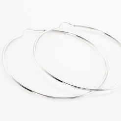 Histoire D'Or Créoles Dominae Or Blanc -Boucles d'oreilles pendantes Soldes Boutique B3OFBW0069 view2