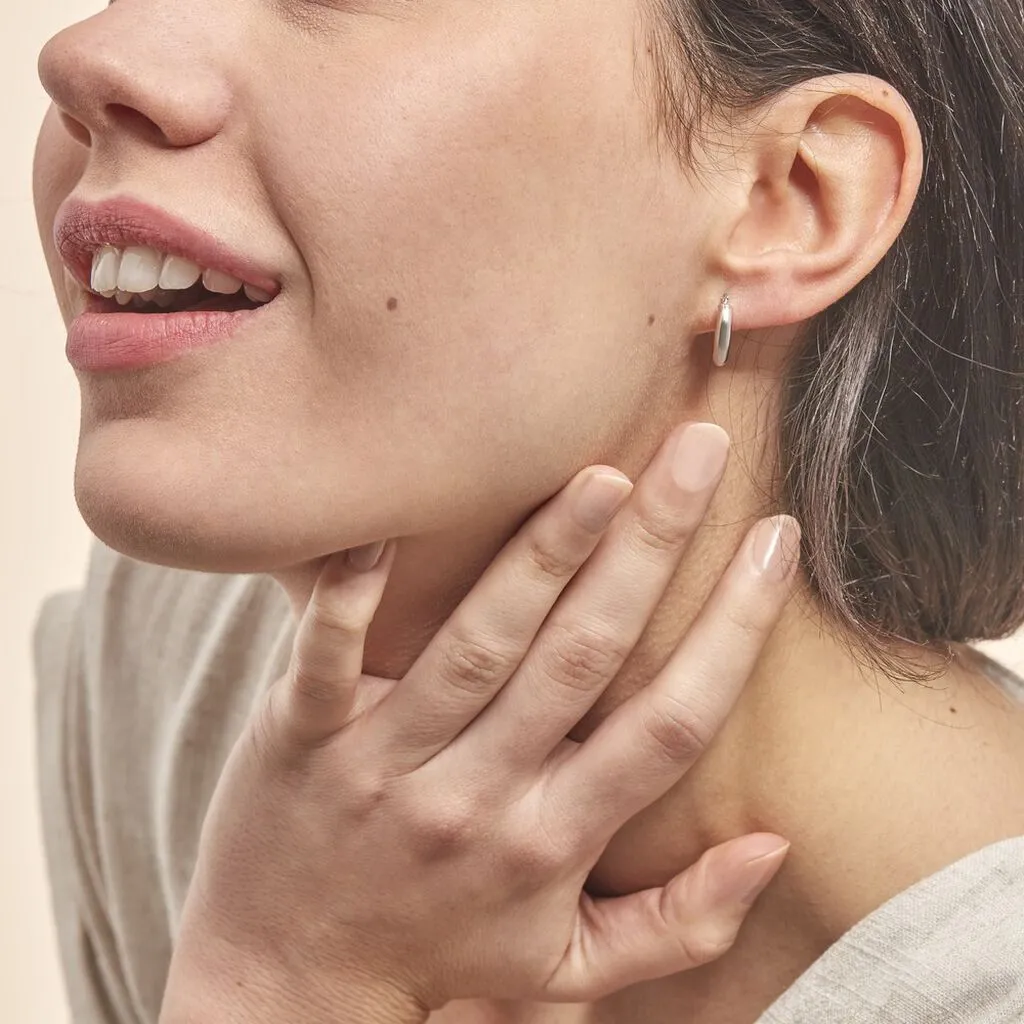 Histoire D'Or Créoles Shalana Or Blanc 5 Histoire D'Or Créoles Shalana Or Blanc – Image 5