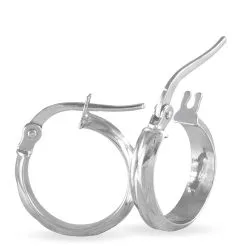 Histoire D'Or Créoles Ananas Or Blanc -Boucles d'oreilles pendantes Soldes Boutique B3OFBW0081 view3