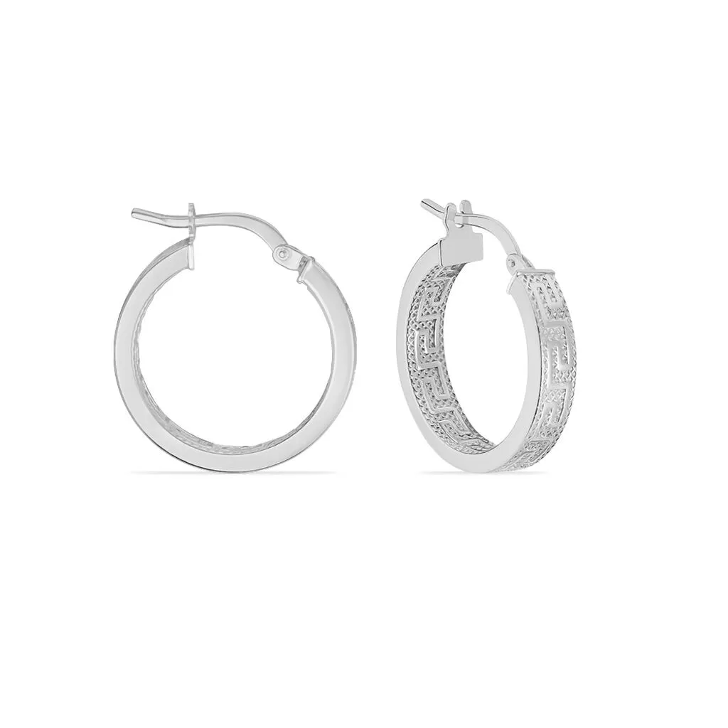 Histoire D'Or Créoles Ugenie Or Blanc 2 Histoire D'Or Créoles Ugenie Or Blanc – Image 2