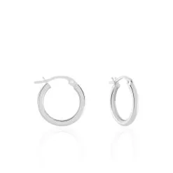 Histoire D'Or Créoles Verania Or Blanc