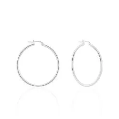 Histoire D'Or Créoles Verania Or Blanc