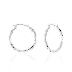 Histoire D'Or Créoles Cayla Or Blanc