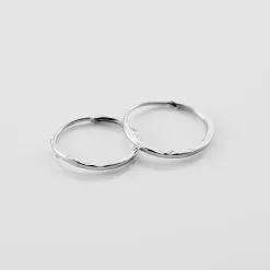 Histoire D'Or Créoles Valerina Or Blanc -Boucles d'oreilles pendantes Soldes Boutique B3OFBW0258 view3