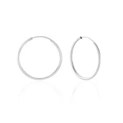 Histoire D'Or Créoles Dominae Flexible Or Blanc