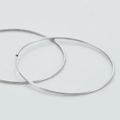 Histoire D'Or Créoles Muses Flexibles Or Blanc -Boucles d'oreilles pendantes Soldes Boutique B3OFBW0277 view2