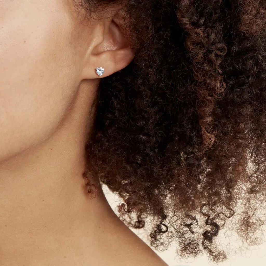 Histoire D'Or Boucles D'oreilles Puces Daria Serti Clos Or Blanc Oxyde De Zirconium 5 Histoire D'Or Boucles D'oreilles Puces Daria Serti Clos Or Blanc Oxyde De Zirconium – Image 5