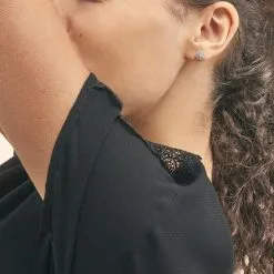 Histoire D'Or Boucles D'oreilles Puces Adriana Rond Or Blanc Oxyde De Zirconium -Boucles d'oreilles pendantes Soldes Boutique B3OFBZW446 model0