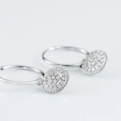 Histoire D'Or Créoles Lulu Or Blanc Oxyde 6 Histoire D'Or Créoles Lulu Or Blanc Oxyde -Boucles d'oreilles pendantes Soldes Boutique B3OFBZW611 view2