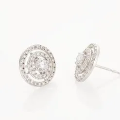 Histoire D'Or Boucles D'oreilles Puces Or Blanc Weltaz Oxyde De Zirconium 6 Histoire D'Or Boucles D'oreilles Puces Or Blanc Weltaz Oxyde De Zirconium -Boucles d'oreilles pendantes Soldes Boutique B3OFBZW623 view2