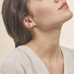 Histoire D'Or Boucles D'oreilles Puces Purete Or Jaune Diamant -Boucles d'oreilles pendantes Soldes Boutique B3OFJDW195 model0