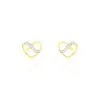 Histoire D'Or Boucles D'oreilles Puces Juliane Or Jaune Diamant