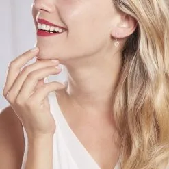 Histoire D'Or Boucles D'oreilles Pendantes Ursa Or Jaune Diamant -Boucles d'oreilles pendantes Soldes Boutique B3OFJDW603 model0