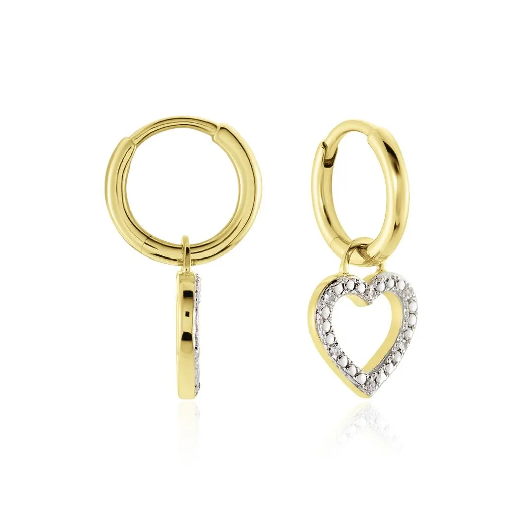 Histoire D'Or Créoles Belitana Or Jaune Diamant 1 Histoire D'Or Créoles Belitana Or Jaune Diamant