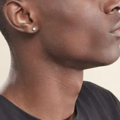 Histoire D'Or Boucles D'oreilles Puces Victoria Or Jaune Diamant -Boucles d'oreilles pendantes Soldes Boutique B3OFJDW636 model2