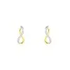 Histoire D'Or Boucles D'oreilles Puces Osanna Or Jaune Diamants