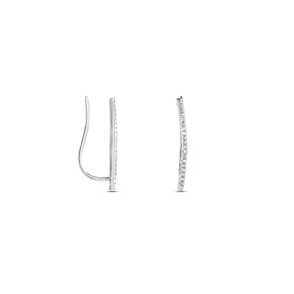 Histoire D'Or Boucles D'oreilles Pendantes Fadoua Or Jaune Diamants 2 Histoire D'Or Boucles D'oreilles Pendantes Fadoua Or Jaune Diamants – Image 2