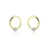 Histoire D'Or Boucles D'oreilles Puces Or Jaune Shyla Diamants
